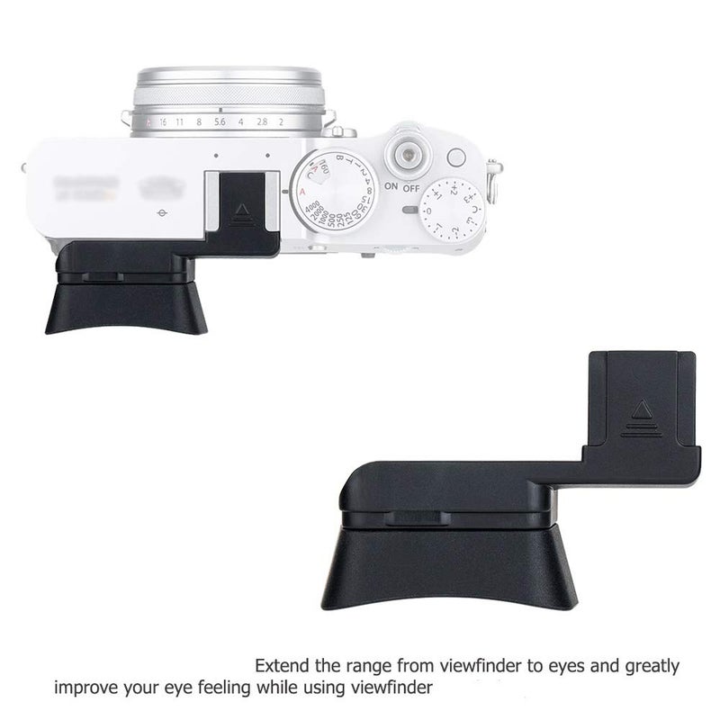 Kiorafoto Soft Silicon Camera Viewfinder Eyecup Eyepiece Eyeshade for Fujifilm Fuji X100VI & X100V Eye Cup Protector (Hot Shoe Mount Installation) - Image 3